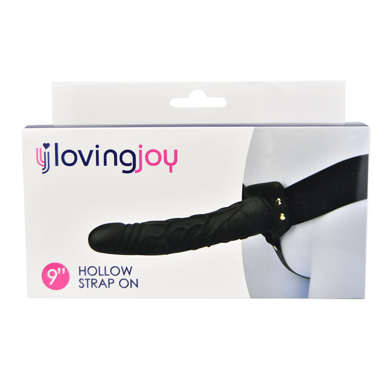 Arnés Hueco Loving Joy Strap On 9" Negro