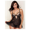 Babydoll Baci Negro 3145