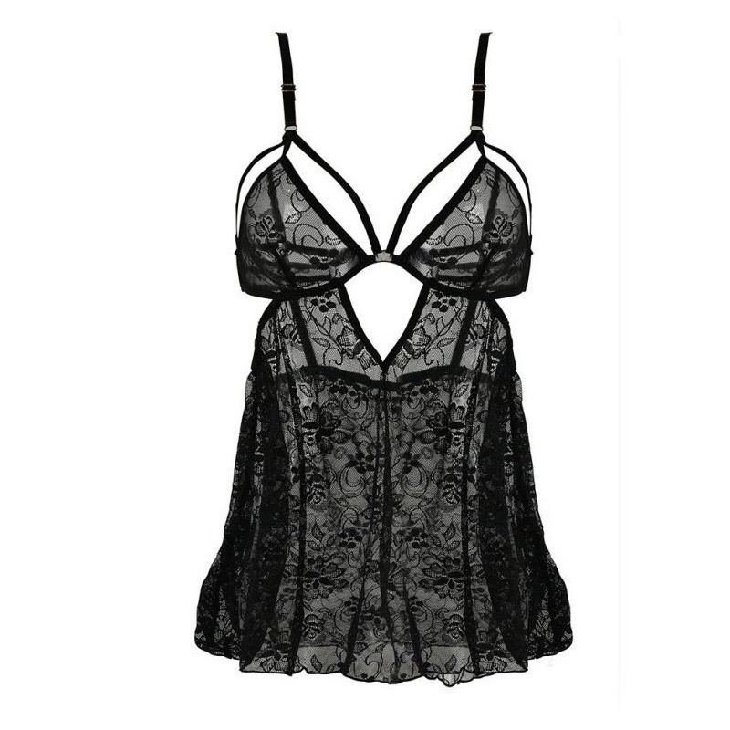 Babydoll Baci Negro 3145