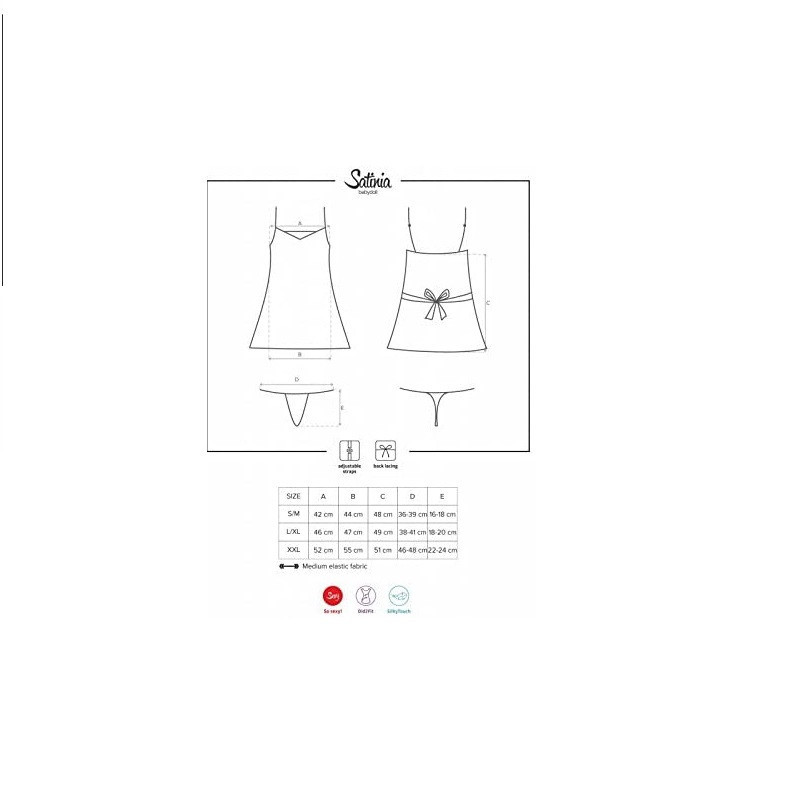 Babydoll De Obsessive Magenta Satinia