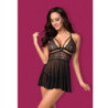 Babydoll De Obsessive Negro 838