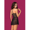 Babydoll De Obsessive Negro 838