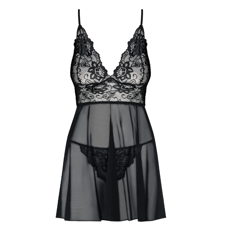 Babydoll de Obsessive Negro Idillia