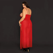 Babydoll Largo Sexy Lingerie 81139 Rojo