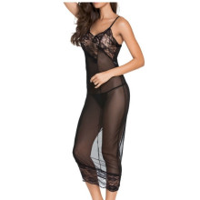 Babydoll Queen Lingerie Negro 212326 Largo