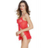 Babydoll Queen Linguerie Rojo 209960