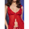 Babydoll y Tanga Chilirose CR-4696