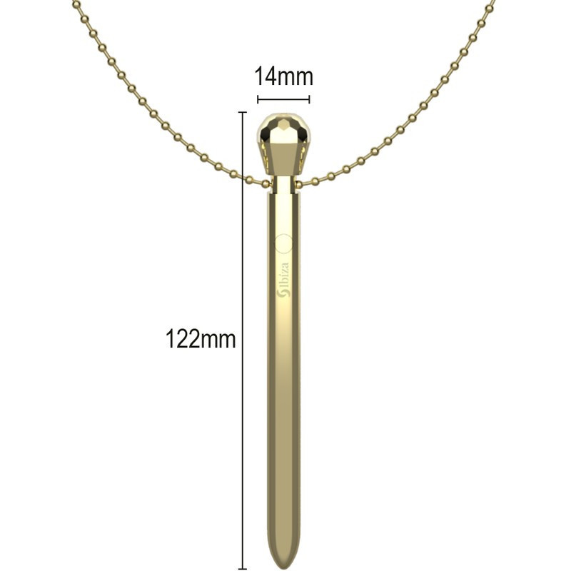 Bala Recargable Collar Diamond Vibrator