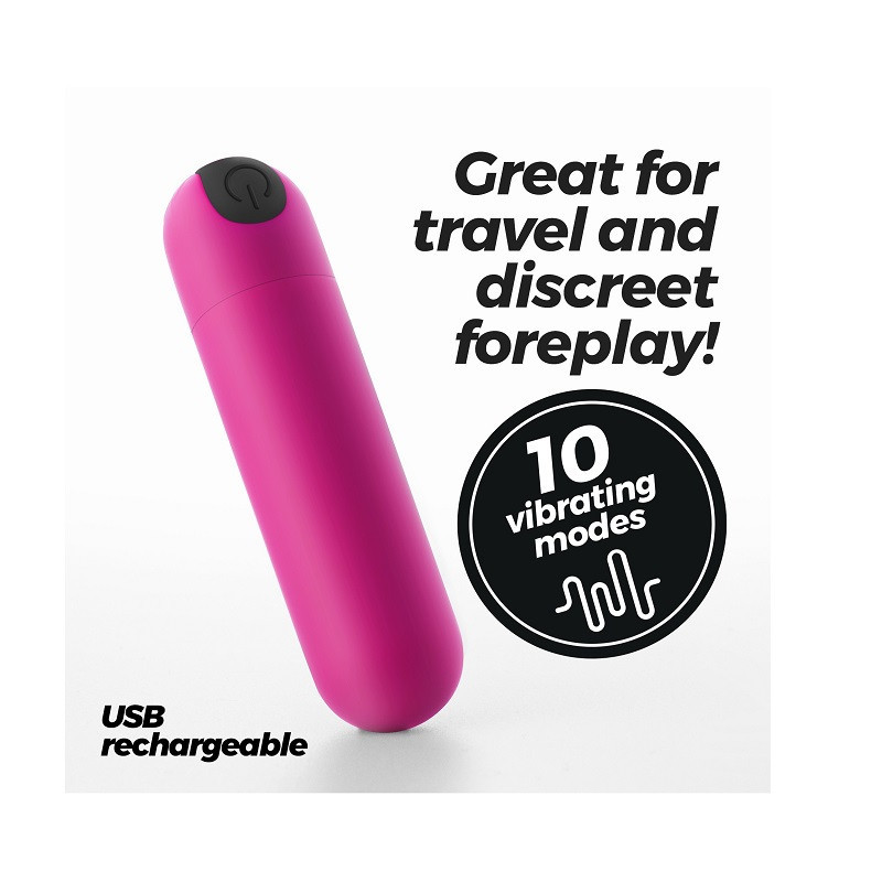 Bala Recargable Crushious Imoan Rosa