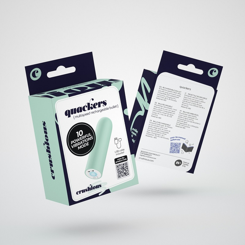 Bala Recargable Crushious Quackers Verde