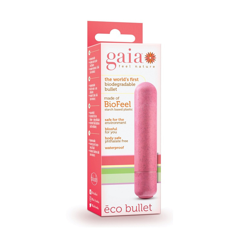 Bala Vibradora de Pilas Gaia Eco Bullet Coral