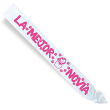 Banda La Mejor Novia Texto Fucsia