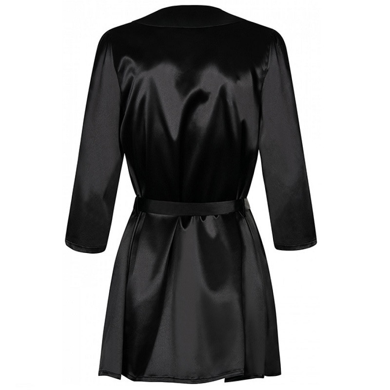 Bata Corta Obsessive Negro Satinia