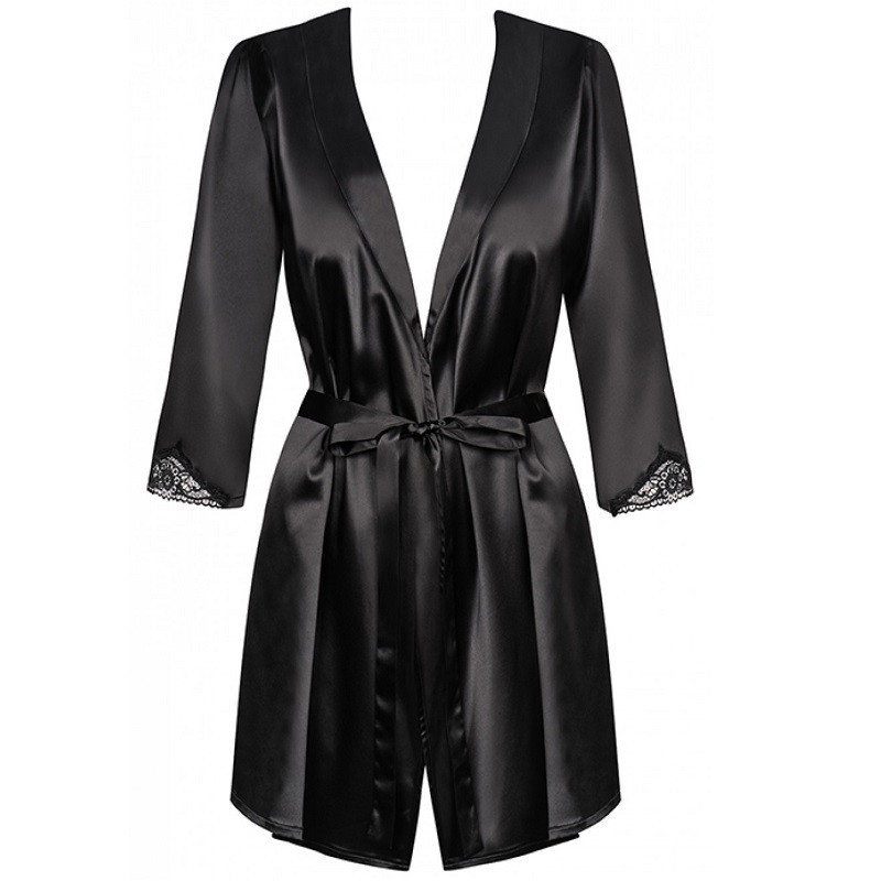 Bata Corta Obsessive Negro Satinia