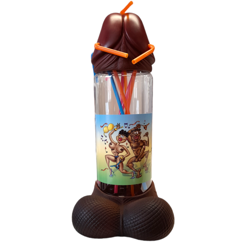 Biberón Pene Gigante Mulato