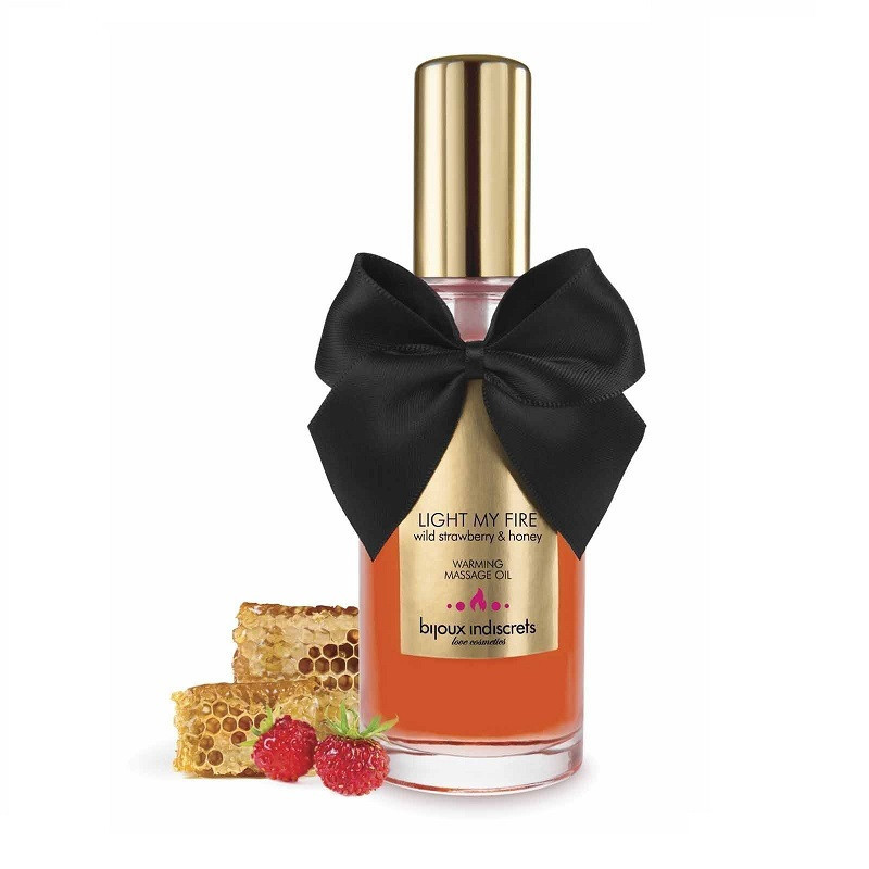 Bijoux Warming Massage Oil Fresas Del Bosque 100 ML