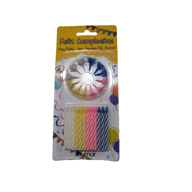 Blister 24 Velitas Cumpleaños