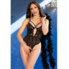 Lenceria Body Encaje Chilirose CR-4689 Negro