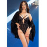 Lenceria Body Encaje Chilirose CR-4689 Negro