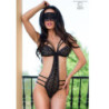 Body Chilirose Negro CR-4070 Con Antifaz