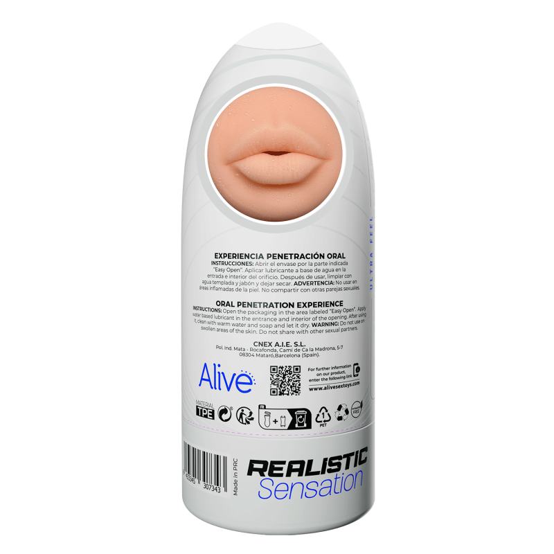 Flex Alive Masturbador Experience Oral