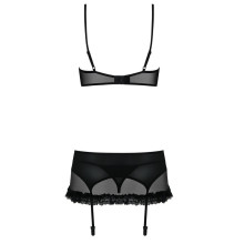 Body De Obsessive Negro Con Tanga Frillita