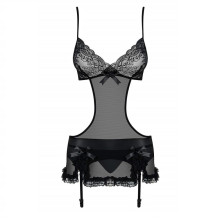 Body De Obsessive Negro Con Tanga Frillita