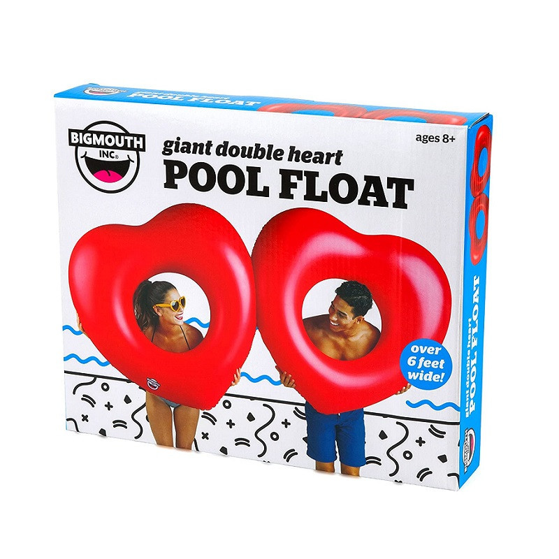Flotador Hinchable Gigante Dos Corazones