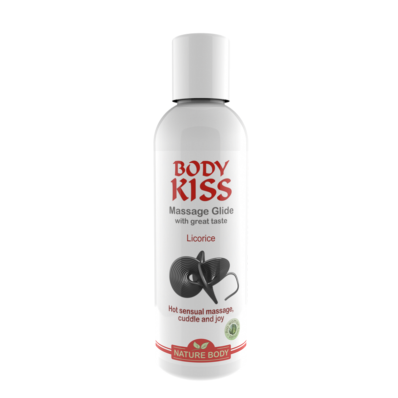 Body Kiss Massage Glide Nature Body Regaliz 100 ml