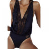 Body Queen Lingerie Negro 219764 Escote V