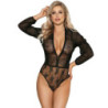 Body Subblime R80542 Teddy Manga Larga Escote En V Negro