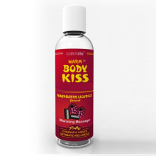 BodyKiss Warming Massage Frambuesa Regaliz 100 ml