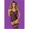 Bodystocking Obsessive F214 Negro