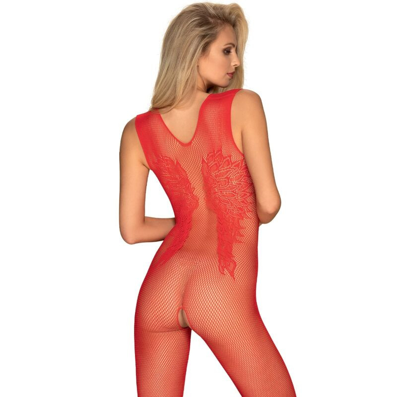 Bodystocking Obsessive N112 Rojo