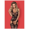 Bodystocking Obsessive  F217 Negro