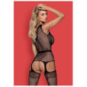 Bodystocking Obsessive  F217 Negro