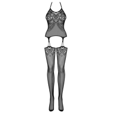Bodystocking Obsessive  F222 Negro