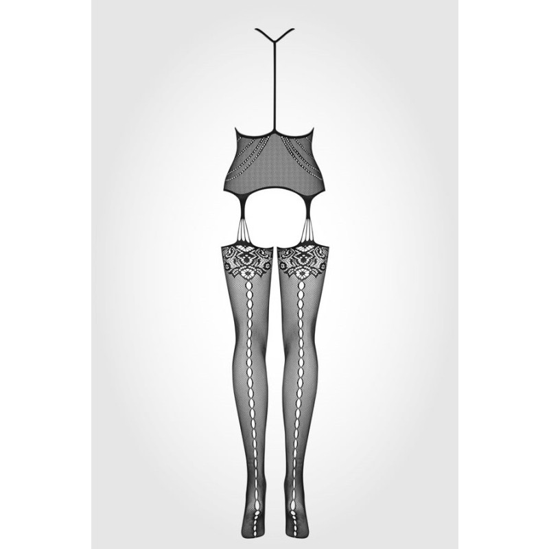 Bodystocking Obsessive  F222 Negro