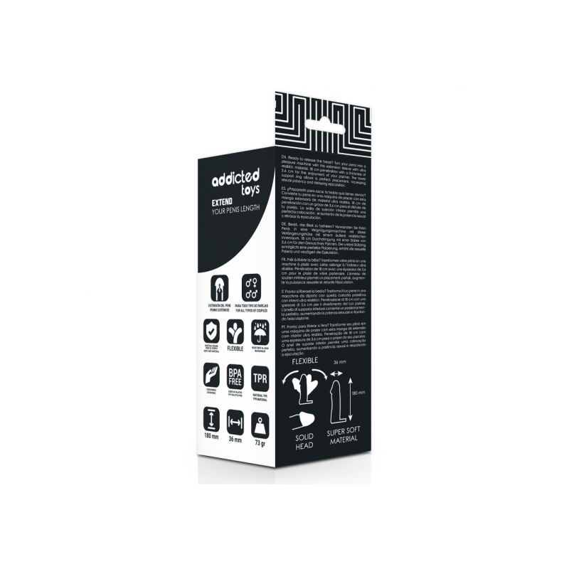 Funda extensora Pene Addicted Toys 18 cm