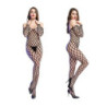 Bodystocking Negro Con abertura 8803