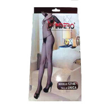 Bodystocking Negro Red Manga Larga