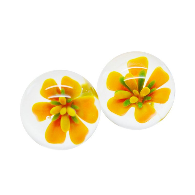 Bolas Chinas Cristal Flower Benwa