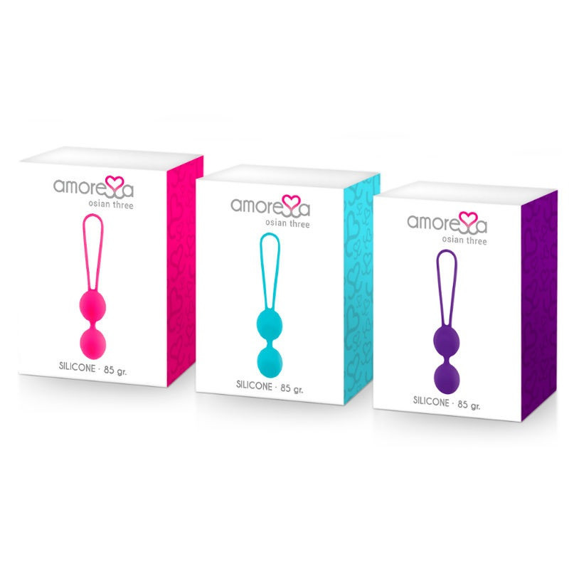 Bolas Silicona Amoressa Osian Three 85 g Magenta
