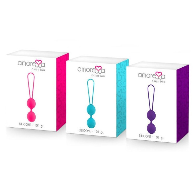 Bolas Silicona Amoressa Osian Two 101 g Magenta