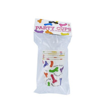 Bolsa 6 Vasos de Papel Penes