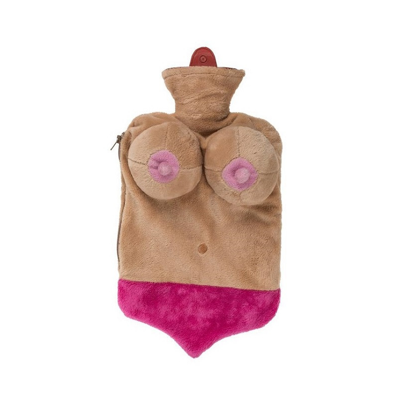 Bolsa De Agua Caliente Funda Y Botella Sexy Boobs