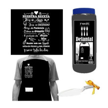 Bote Delantal Receta De Amor Negro
