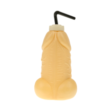 Botella Pene con pajita