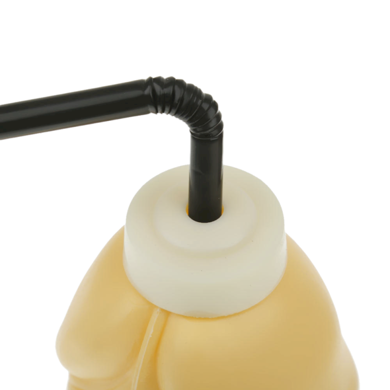 Botella Pene con pajita