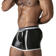 Bóxer Locker Gear LK0523 Full Access Short Negro Y Blanco